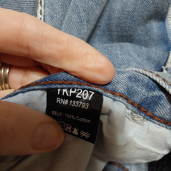POL New Blue Denim Cargo Pants - Picture 7 of 7
